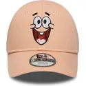 gorra-curva-rosa-ajustable-para-nino-9forty-face-de-patricio-estrella-bob-esponja-de-new-era