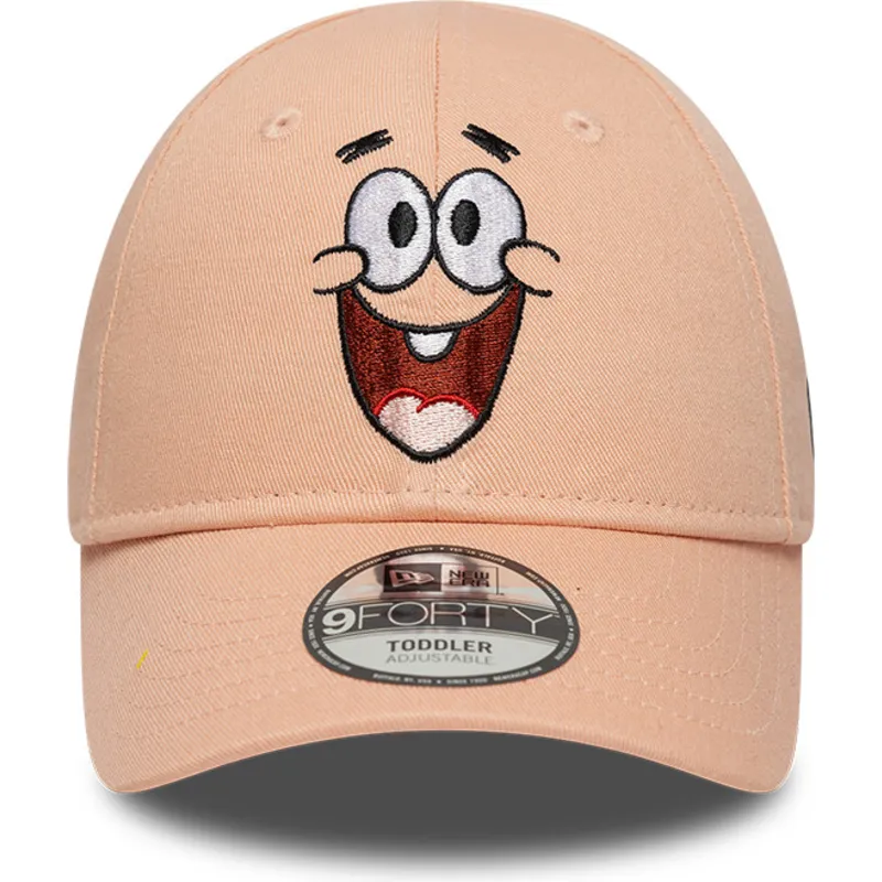 cap-izliekta-pink-adjustable-strap-berniem-9forty-face-no-patricio-estrella-bob-esponja-no-new-era