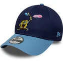 gorra-curva-azul-snapback-para-nino-9forty-de-bob-esponja-de-new-era