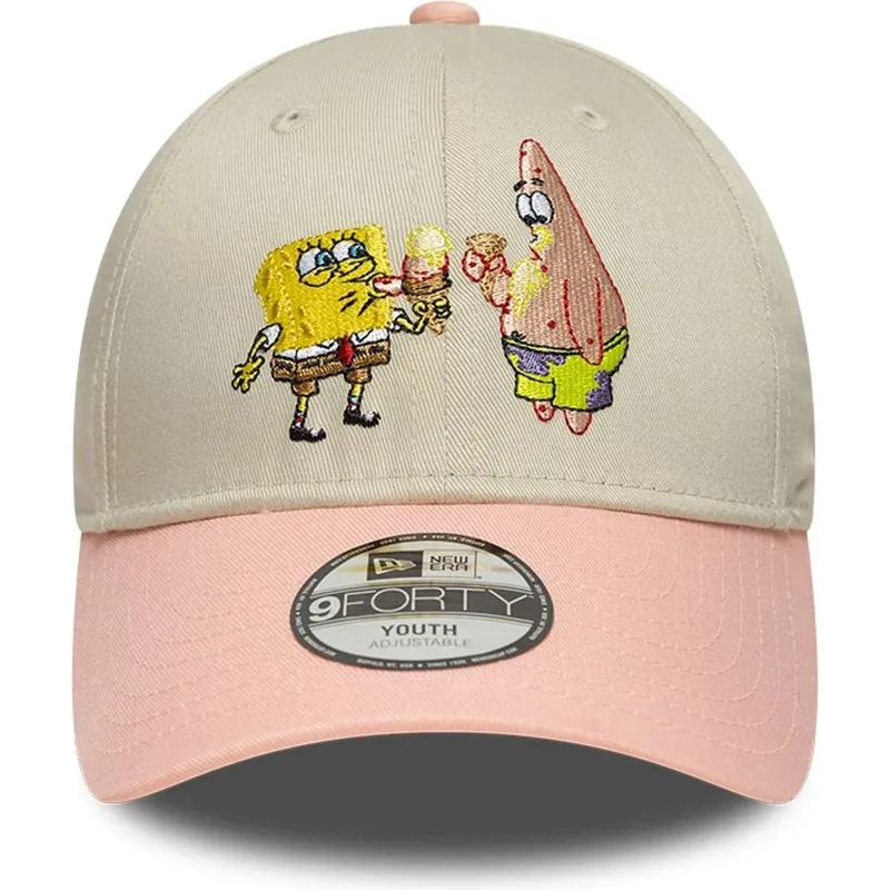 cap-izliekta-multicolor-snapback-berniem-9forty-no-bob-esponja-y-patricio-estrella-no-new-era