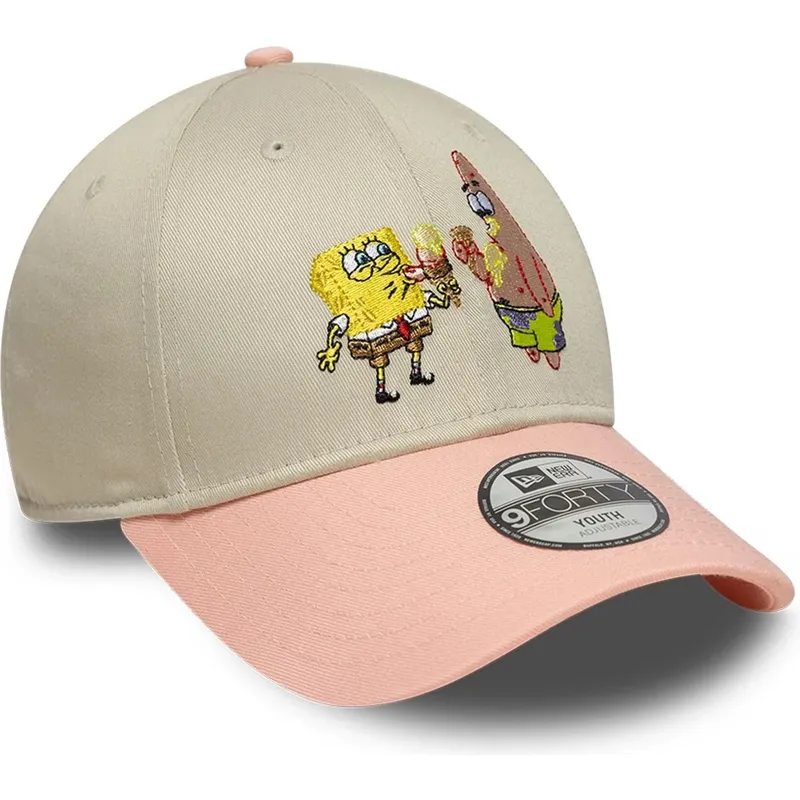 cap-izliekta-multicolor-snapback-berniem-9forty-no-bob-esponja-y-patricio-estrella-no-new-era