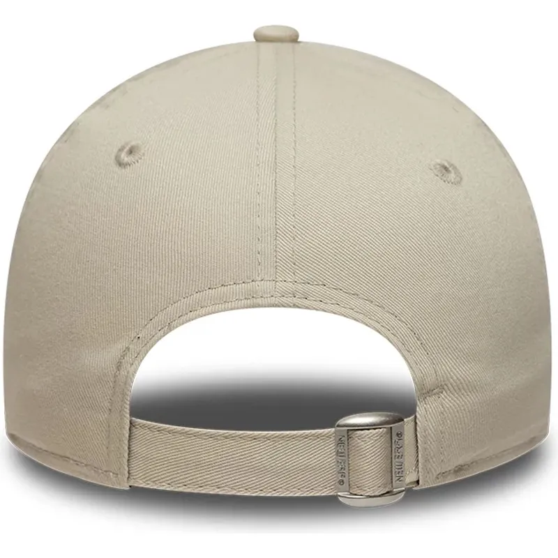 cap-izliekta-beige-adjustable-strap-berniem-9forty-league-essential-no-new-york-yankees-mlb-no-new-era