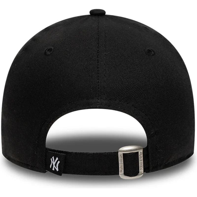 schwarze-gebogene-verstellbare-kappe-fur-kinder-9forty-icon-von-new-york-yankees-mlb-von-new-era