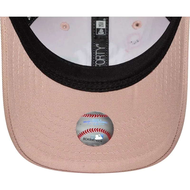 rozowa-regulowana-czapka-z-daszkiem-dla-chlopca-9forty-summer-icon-new-york-yankees-mlb-new-era