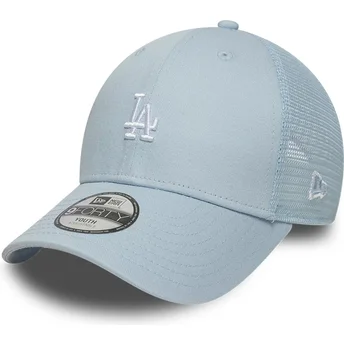 Blaue verstellbare Trucker-Kappe für Kinder 9FORTY Homefield der Los Angeles Dodgers MLB von New Era