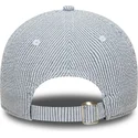 cap-izliekta-navy-blue-adjustable-strap-9twenty-seersucker-no-new-york-yankees-mlb-no-new-era