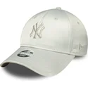 cap-izliekta-green-adjustable-strap-9forty-bow-back-satin-no-new-york-yankees-mlb-no-new-era