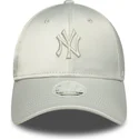 cap-izliekta-green-adjustable-strap-9forty-bow-back-satin-no-new-york-yankees-mlb-no-new-era