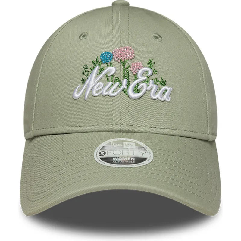 cap-izliekta-green-adjustable-strap-9forty-no-new-era