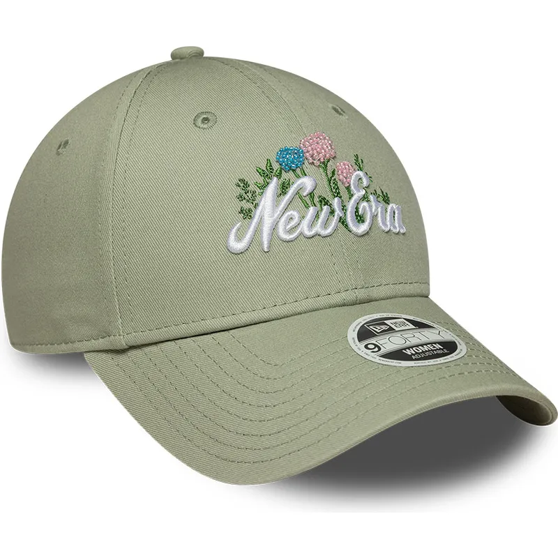 cepur-izliekta-zals-regulejama-lente-9forty-beaded-no-new-era