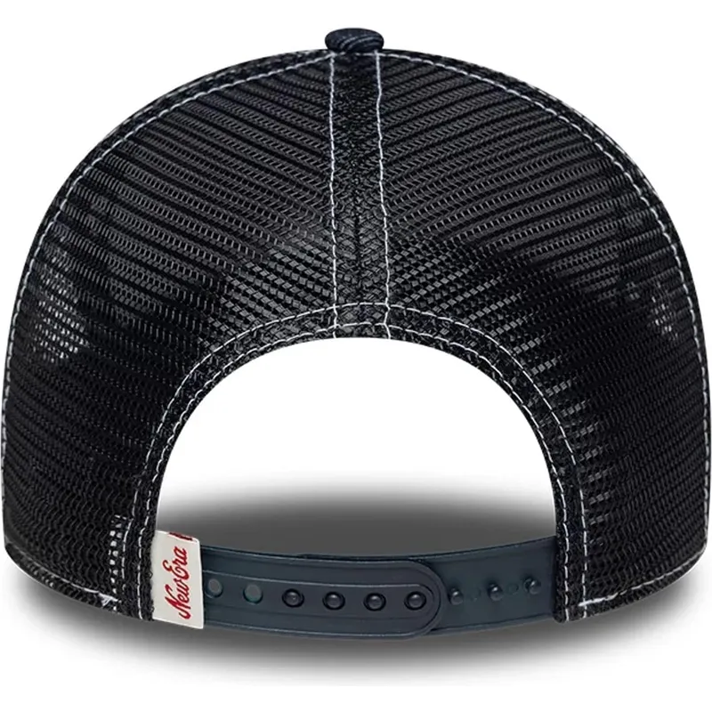 damen-trucker-cap-marineblau-9forty-m-crown-a-frame-von-new-era