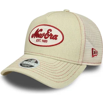 Cap izliekta beige snapback 9FORTY M-Crown no New Era