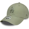 cap-izliekta-green-adjustable-strap-9twenty-midi-linen-no-los-angeles-dodgers-mlb-no-new-era