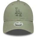 cap-izliekta-green-adjustable-strap-9twenty-midi-linen-no-los-angeles-dodgers-mlb-no-new-era