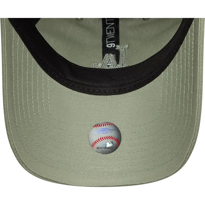 cepur-izliekta-zals-regulejama-lente-9twenty-midi-linen-no-los-angeles-dodgers-mlb-no-new-era