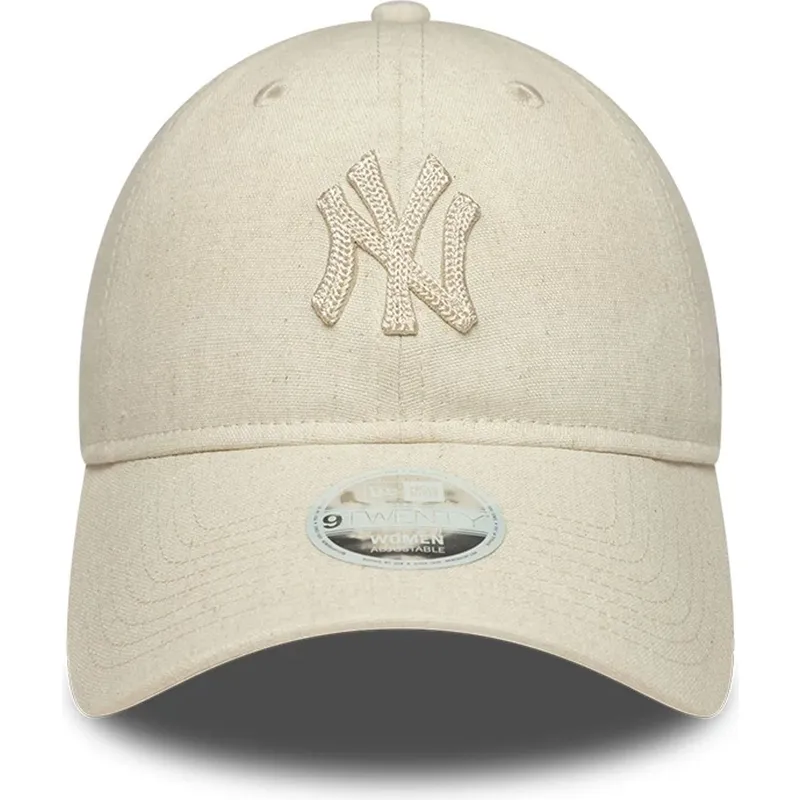 cepur-izliekta-bess-regulejams-9twenty-midi-linen-no-new-york-yankees-mlb-no-new-era