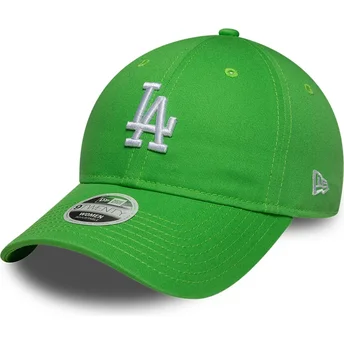 Cepur izliekta zaļš regulējama lente 9TWENTY League Essential Midi no Los Angeles Dodgers MLB no New Era