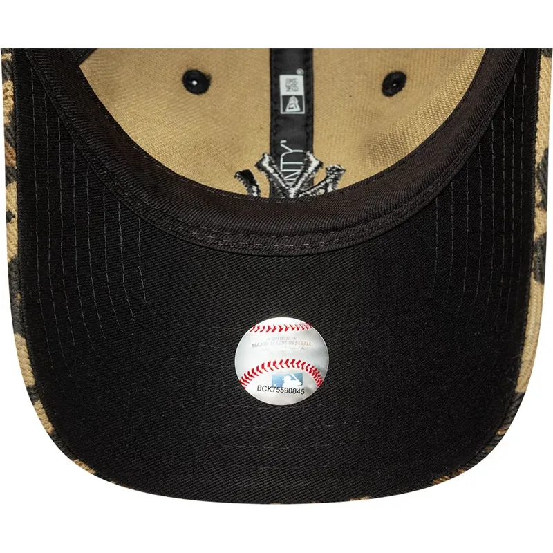 cap-izliekta-leopard-adjustable-strap-negro-9twenty-leopard-no-new-york-yankees-mlb-no-new-era