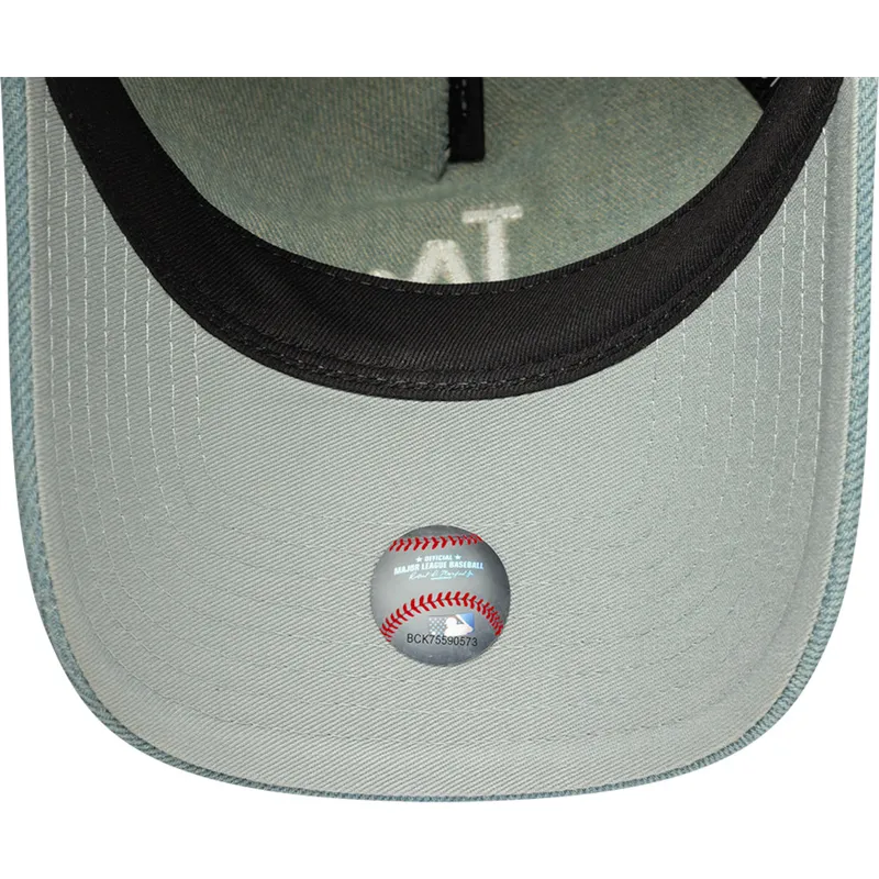 casquette-courbee-bleue-ajustable-pour-femme-9twenty-a-frame-denim-los-angeles-dodgers-mlb-new-era