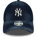 cap-izliekta-navy-blue-adjustable-strap-9twenty-a-frame-denim-no-new-york-yankees-mlb-no-new-era
