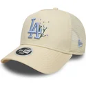 cap-izliekta-beige-snapback-9forty-a-frame-floral-no-los-angeles-dodgers-mlb-no-new-era