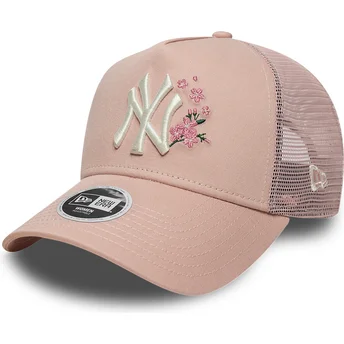 Cepur izliekta truckeris rozā snapback 9FORTY A Frame...