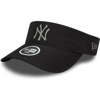Gebogene schwarze taillierte Schirmmütze für Damen Sport der New York Yankees MLB von New Era
