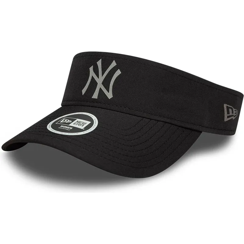 gebogene-schwarze-taillierte-schirmmutze-fur-damen-sport-der-new-york-yankees-mlb-von-new-era