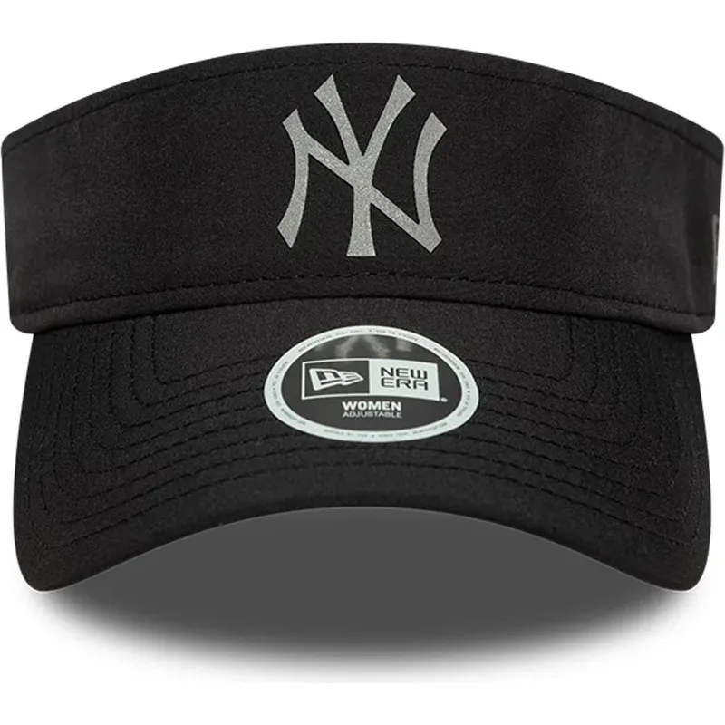 gebogene-schwarze-taillierte-schirmmutze-fur-damen-sport-der-new-york-yankees-mlb-von-new-era