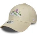 cap-izliekta-beige-adjustable-strap-9forty-no-new-era