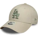 cap-izliekta-beige-adjustable-strap-9forty-league-essential-no-los-angeles-dodgers-mlb-no-new-era