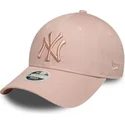 cap-izliekta-pink-adjustable-strap-9forty-league-essential-no-new-york-yankees-mlb-no-new-era