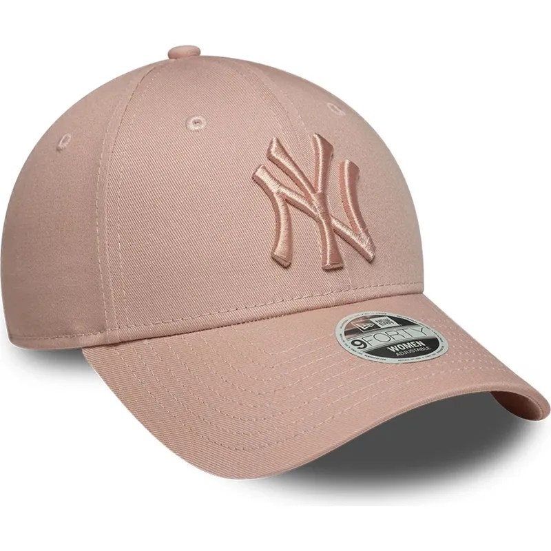 cap-izliekta-pink-adjustable-strap-9forty-league-essential-no-new-york-yankees-mlb-no-new-era