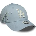 cepur-izliekta-zils-regulejams-9forty-floral-icon-no-los-angeles-dodgers-mlb-no-new-era