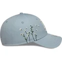 blaue-gebogene-verstellbare-damenkappe-9forty-floral-icon-der-los-angeles-dodgers-mlb-von-new-era