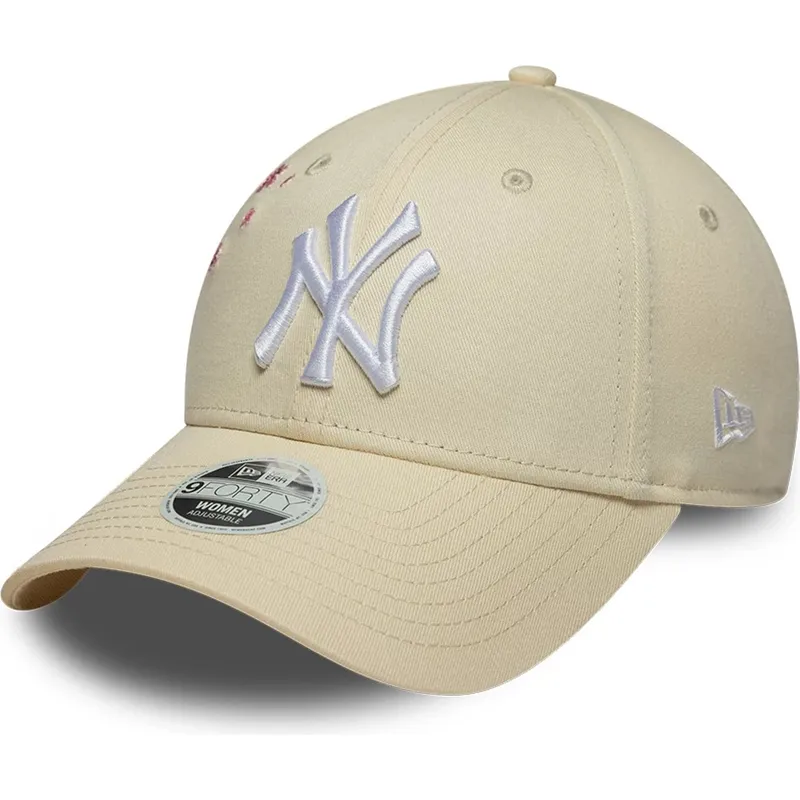 cepur-izliekta-bess-regulejams-9forty-floral-icon-side-no-new-york-yankees-mlb-no-new-era
