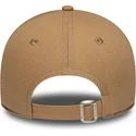 cap-izliekta-brown-adjustable-strap-9forty-linen-no-los-angeles-dodgers-mlb-no-new-era