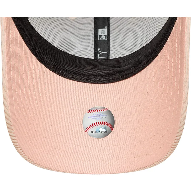 cap-izliekta-pink-adjustable-strap-9forty-mini-cord-no-los-angeles-dodgers-mlb-no-new-era