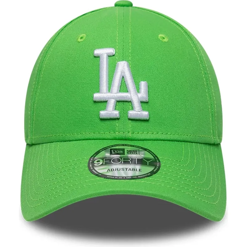cap-izliekta-green-adjustable-strap-claro-9forty-league-essential-no-los-angeles-dodgers-mlb-no-new-era