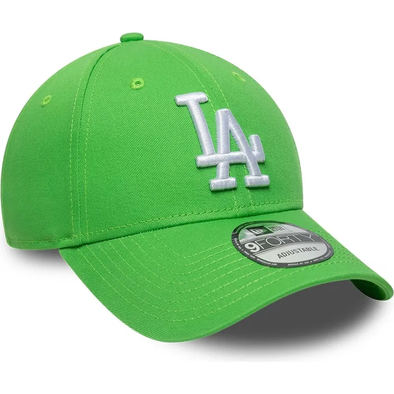cap-izliekta-green-adjustable-strap-claro-9forty-league-essential-no-los-angeles-dodgers-mlb-no-new-era