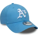 cepur-izliekta-zils-regulejama-lente-claro-9forty-league-essential-no-oakland-athletics-mlb-no-new-era
