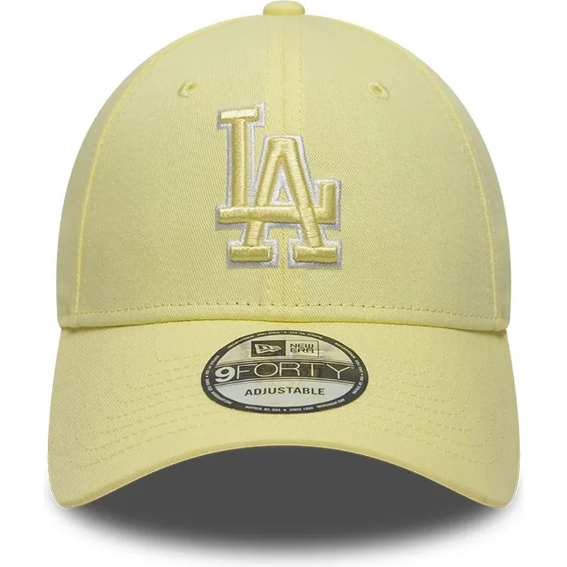 cap-izliekta-yellow-adjustable-strap-9forty-team-outline-no-los-angeles-dodgers-mlb-no-new-era cap-izliekta-yellow-adjustable-strap-9forty-team-outline-no-los-angeles-dodgers-mlb-no-new-era