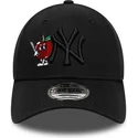 cepur-izliekta-melns-regulejams-9forty-tonal-icon-no-new-york-yankees-mlb-no-new-era