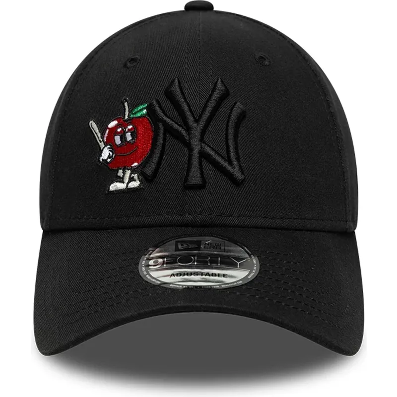 new-era-curved-brim-black-logo-9forty-tonal-icon-new-york-yankees-mlb-black-adjustable-cap