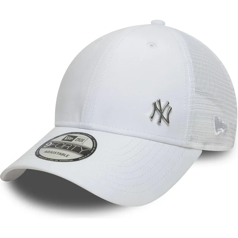 cepur-izliekta-truckeris-balts-regulejams-9forty-flawless-no-new-york-yankees-mlb-no-new-era
