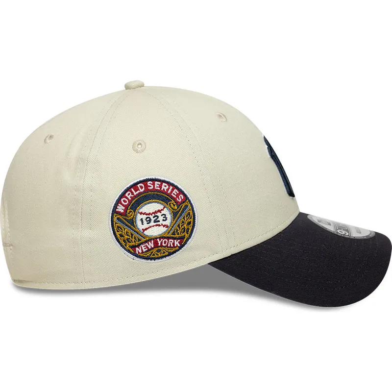 cap-izliekta-beige-adjustable-strap-9forty-world-series-no-new-york-yankees-mlb-no-new-era