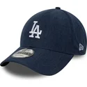 cap-izliekta-navy-blue-adjustable-strap-9forty-soft-cord-no-los-angeles-dodgers-mlb-no-new-era