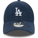 cap-izliekta-navy-blue-adjustable-strap-9forty-soft-cord-no-los-angeles-dodgers-mlb-no-new-era