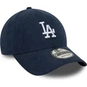 cap-izliekta-navy-blue-adjustable-strap-9forty-soft-cord-no-los-angeles-dodgers-mlb-no-new-era