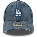 cepur-izliekta-zils-regulejams-9forty-acid-wash-denim-no-los-angeles-dodgers-mlb-no-new-era